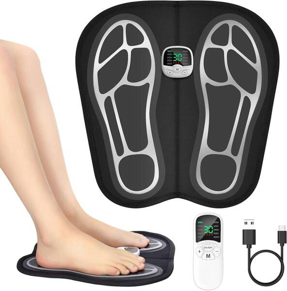 フットマットEMS 足裏 ふくらはぎ 足 10種類モード 30段階レベル
