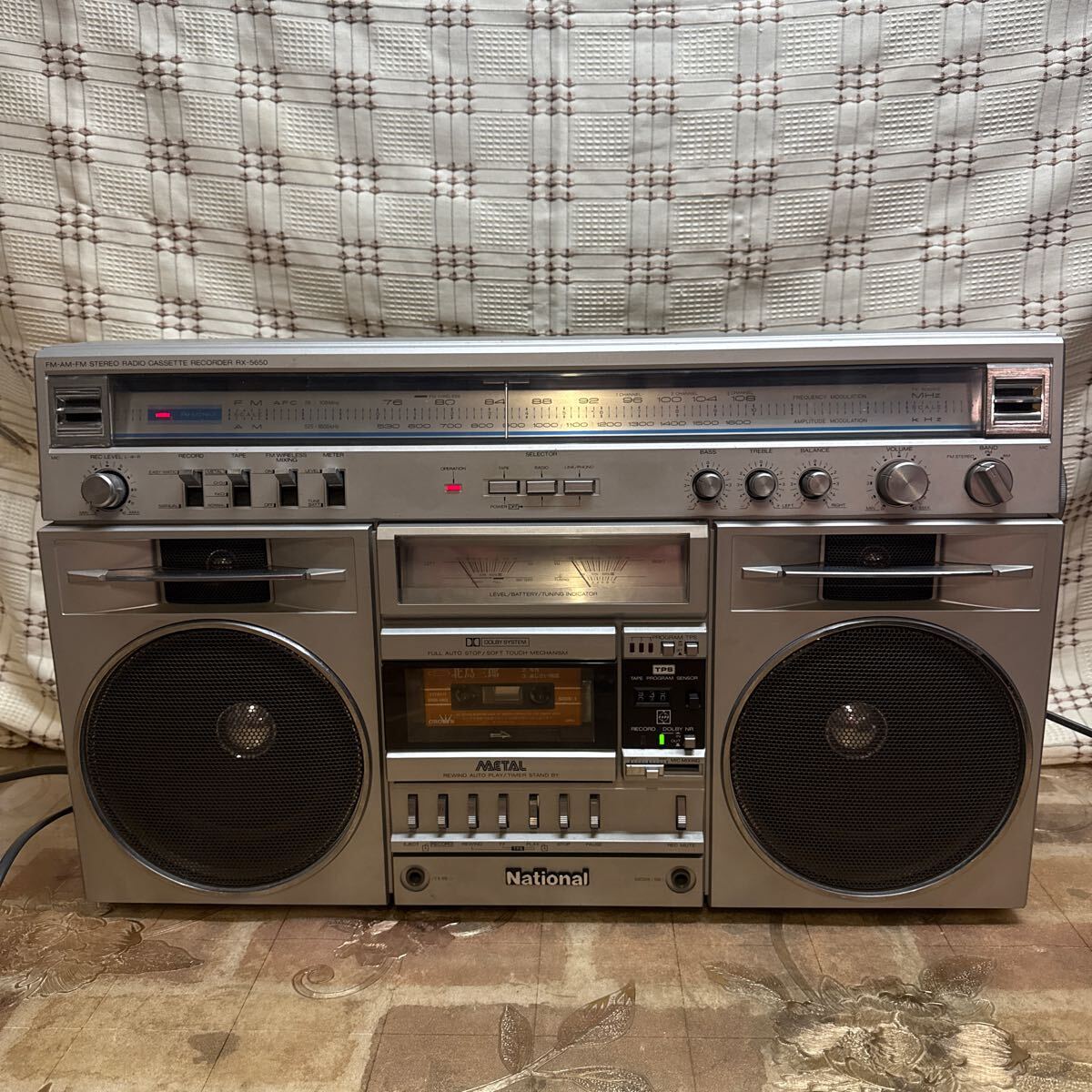 National RX-5650 ラジカセ Yahoo!オークション -「5650」(ラジカセ) (カセットデッキ)の