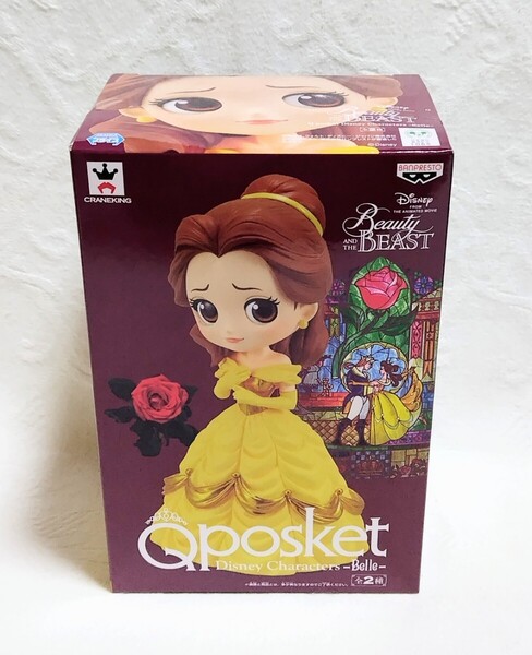 【新品未開封】Qposket ディズニー 美女と野獣 ディズニーキャラクターズ ベル A ノーマルカラー フィギュア プライズ