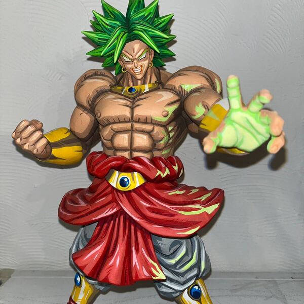 ドラゴンボール オムニバスZ D賞 改造 リペイント ブロリー 二次元彩色 フィギュア エフェクトパーツ有り