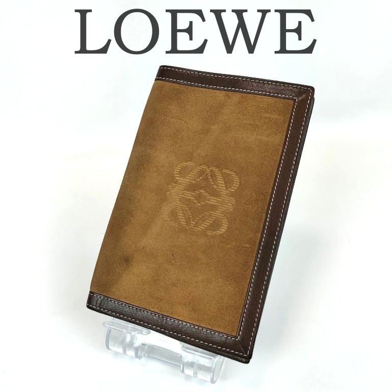 未使用 ロエベの手帳カバー／スケジュール帳カバー LOEWE - ロエベ ロゴ 手帳カバー レディース 【中古】の通販 by