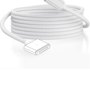 140W USB-C to Magnetic 3 ケーブル、ナイロン編組 6 フィート、MacBook Air 2023/2022(M2)、MacBook Pro 2023