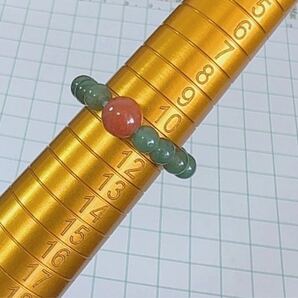 R2-0689天然本翡翠《本物保証》 藍水翡翠 指輪約11号 一点物 希少 縁起物 お守り 魔除け 昇進 成功 風水 金運 財運 幸運 幸福