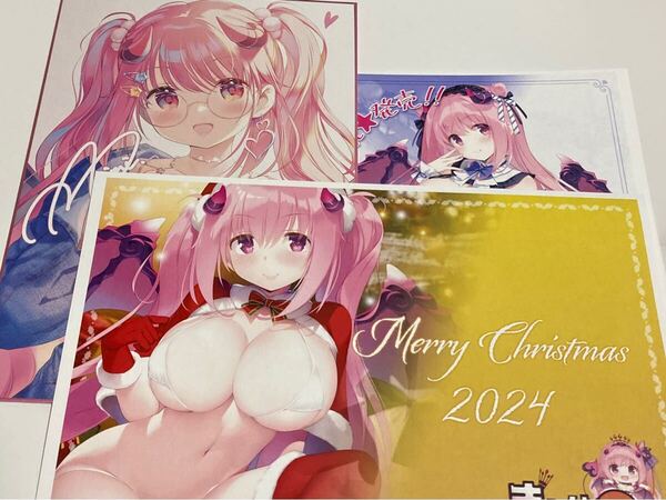 きまぐれテンプテーション2 ゆうやみ廻奇譚 発売記念 色紙 会場限定ペーパー きみしま青 アンネローゼ