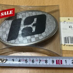 ★送料込★13CHECKER★BACKLE DAWN★新品未使用未開封★定価より3780円より★バックル★ベルト★腰★約10㎝★重量感あり★