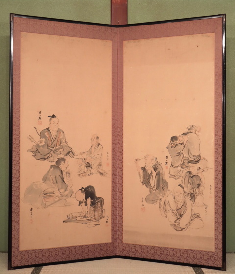 Yahoo!オークション -「屏風」(日本画) (絵画)の落札相場・落札価格 Yahoo!オークション -「屏風」(日本画) (絵画)の落札相場・落札価格