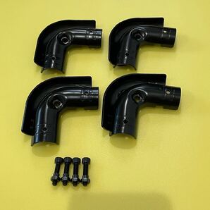 イレクターパイプ L字Rジョイント 4個 イレクター