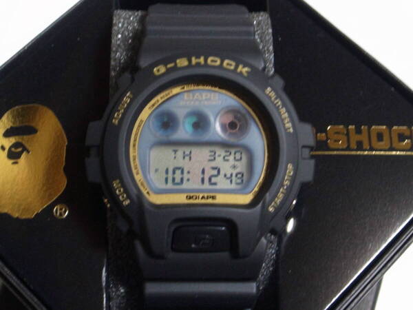 【送料無料】激レアコラボ★A BATHING APE×CASIO★DW-6900(三つ目)Gショック★シリアルナンバー入り2000個限定