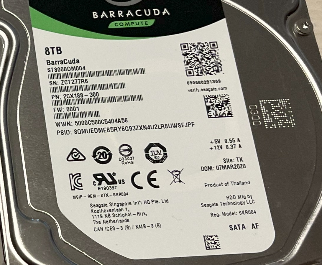 Yahoo!オークション -「seagate st8000dm004」(内蔵