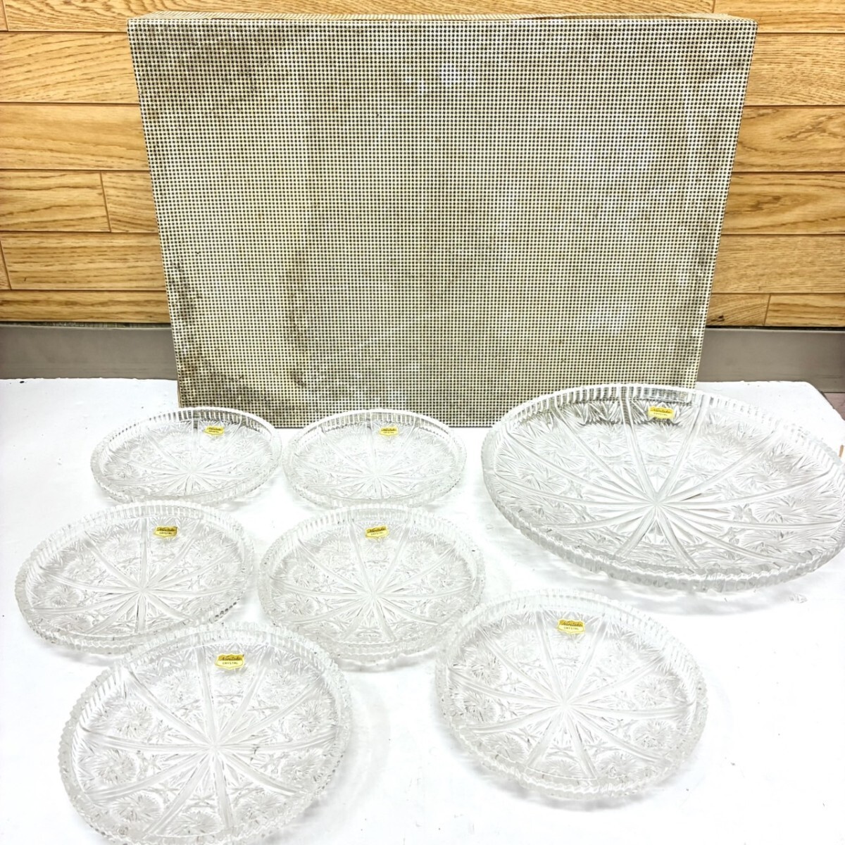 最安値級価格 骨董・茶道具】☆Noritake Crystal STUDIO LINE ノリタケ クリスタルガラス
