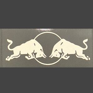 RED BULL レッドブル カッティングステッカー W140mm H55mm/リフレクターホワイト