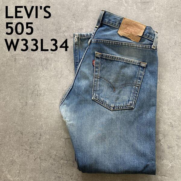 Levi's 505 90s USA製 ストレートデニム W33L34