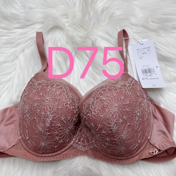 トリンプ 天使のブラ 30周年限定デザイン619 ブラジャー ブラウン D75