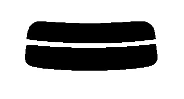 ハイパーブラック　１％ リヤガラスのみ　アクア　NHP10 カット済みカーフィル