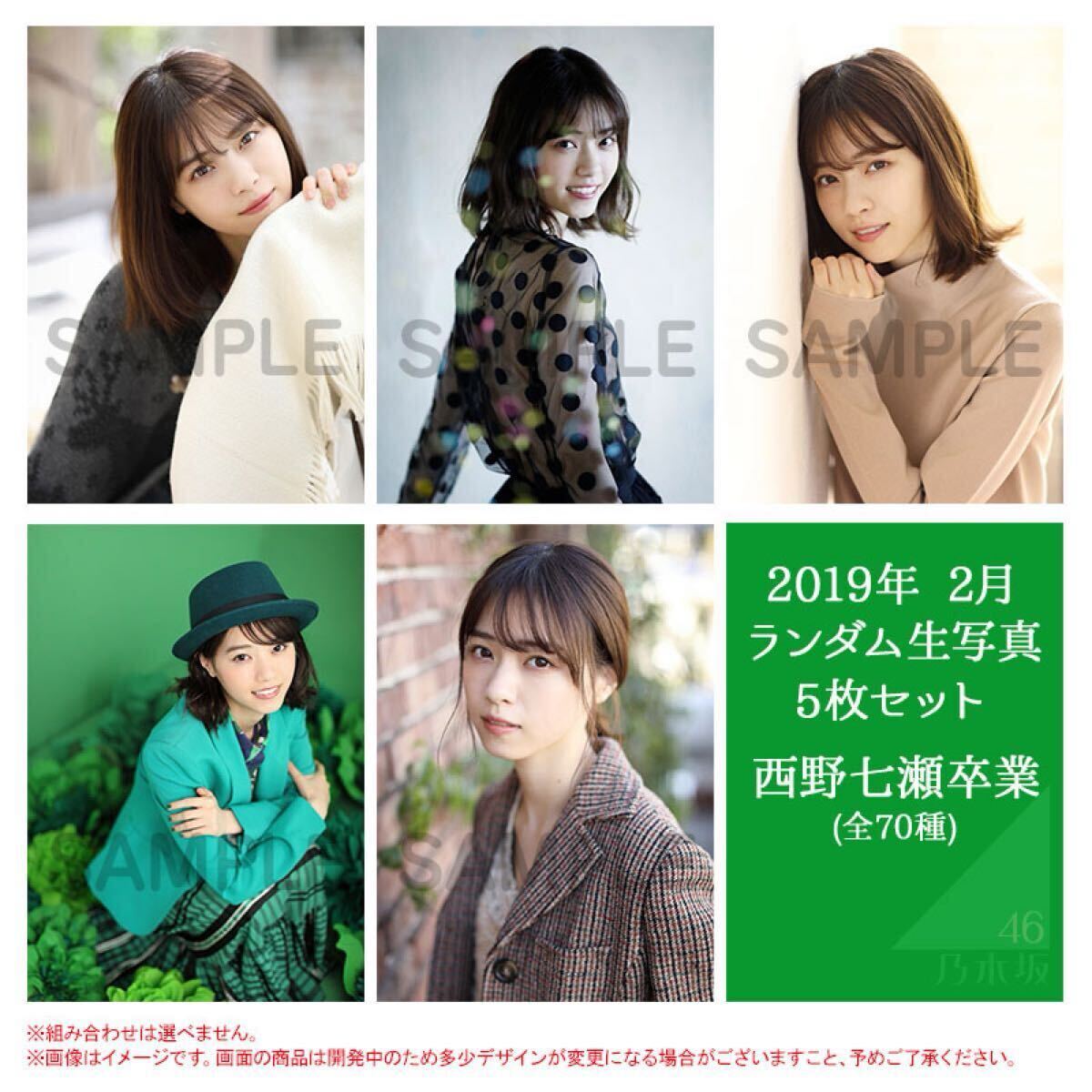 乃木坂46　西野七瀬 卒業メモリアル8点セット Amazon.co.jp: 乃木坂46 西野七瀬 B5アクリルポップ 卒業記念