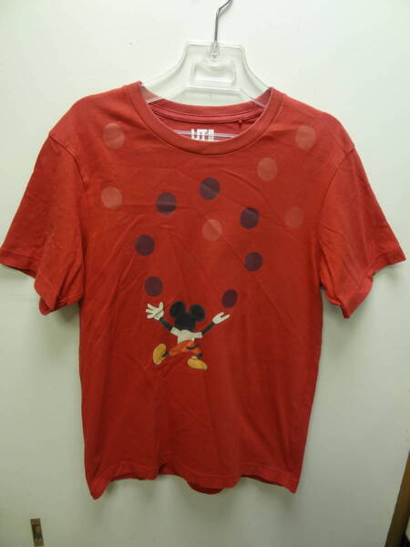 全国送料無料ユニクロ UT GEOFF MCFETRIDGE ミッキーマウス レディース プリント Tシャツ サイズ S