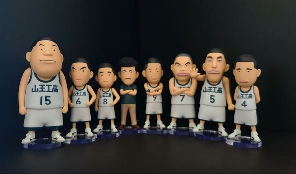 SLAM DUNK FIGURE COLLECTION スラムダンクフィギュアコレクション 山王SET 全8種 用台座