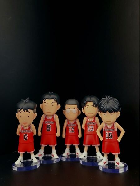 SLAM DUNK FIGURE COLLECTION ベンチメンバ 安田,角田,石井,佐々岡,桑田 用台座