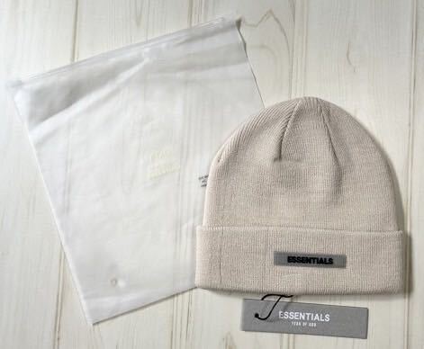 essentials エッセンシャルズ fear of god フィアオブゴッド ニット ビーニー ユニセックス メンズ レディース ニット帽 ベージュ