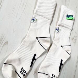 ADER ERROR アダーエラー ダブルレイヤー ソックス 靴下 アイボリー 韓国ファッション BTSやG-DRAGON好きにオススメ!!