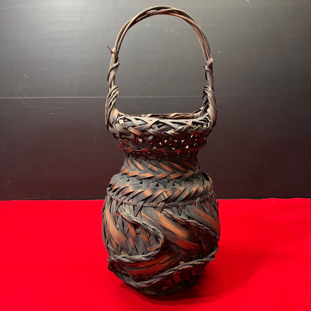 Yahoo!オークション -「竹細工 花瓶」(木工、竹工芸) (工芸品)の Yahoo!オークション -「竹細工 花瓶」(木工、竹工芸) (工芸品)の