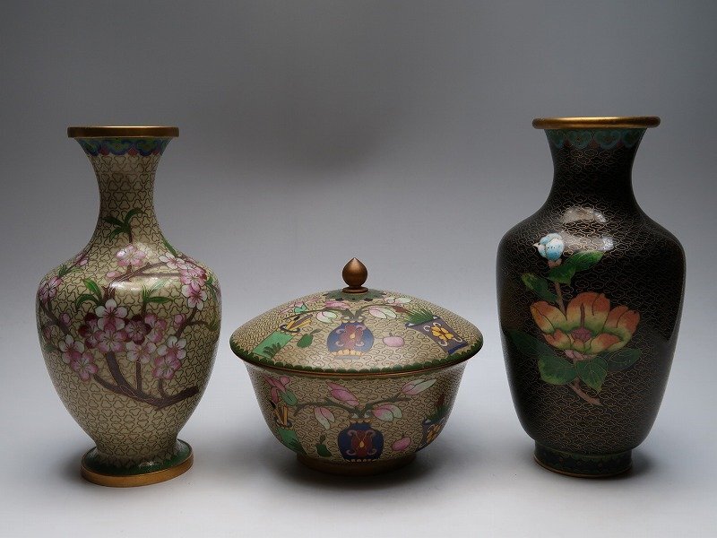 Yahoo!オークション -「中国 七宝 花瓶」(その他) (銅製)の落札 Yahoo!オークション -「中国 七宝 花瓶」(その他) (銅製)の落札