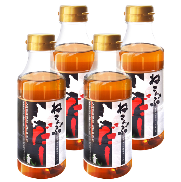 北海道函館市南茅部産 真昆布を使用 ねこんぶだし 300ml×4本