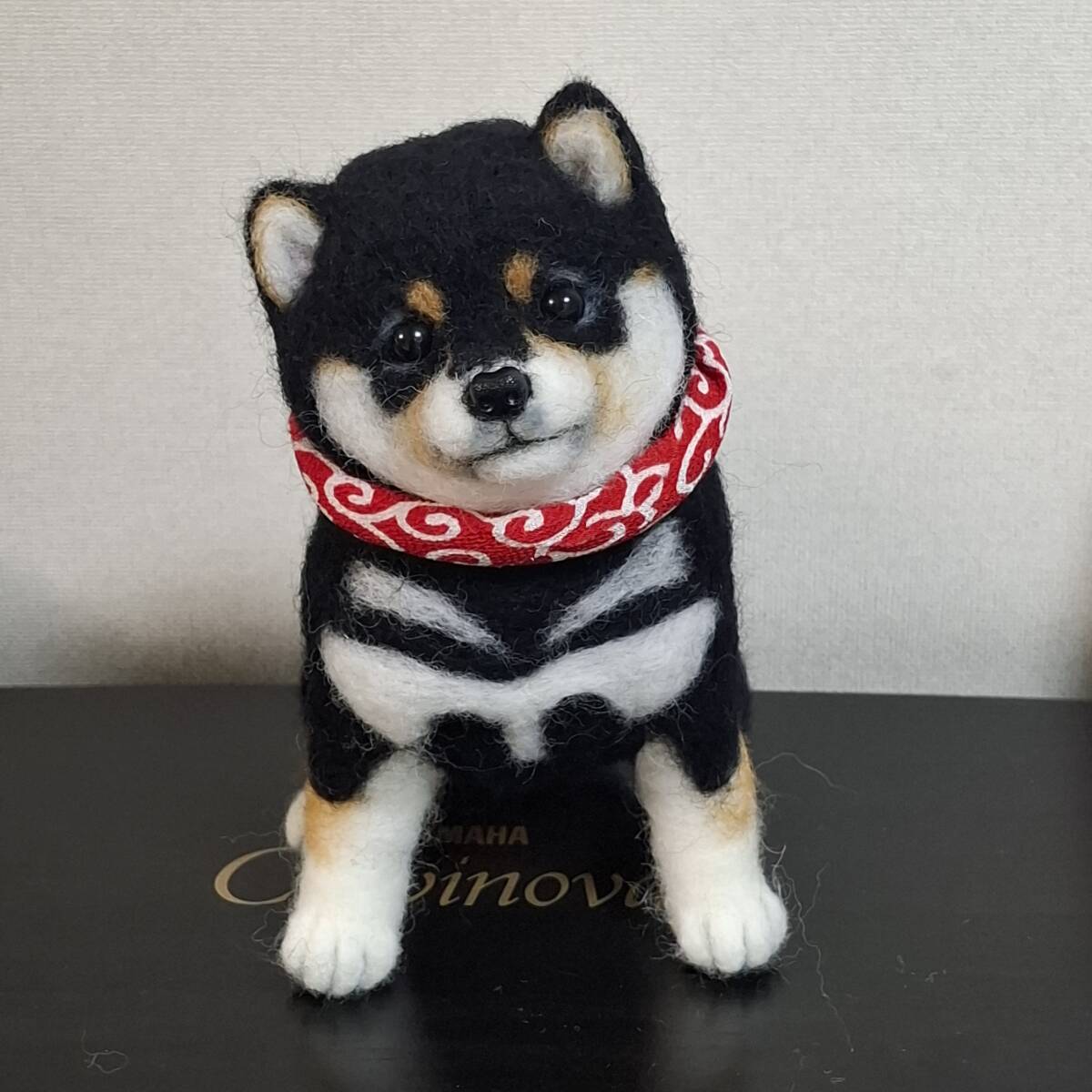 羊毛フェルト 犬 柴犬 黒柴 子犬