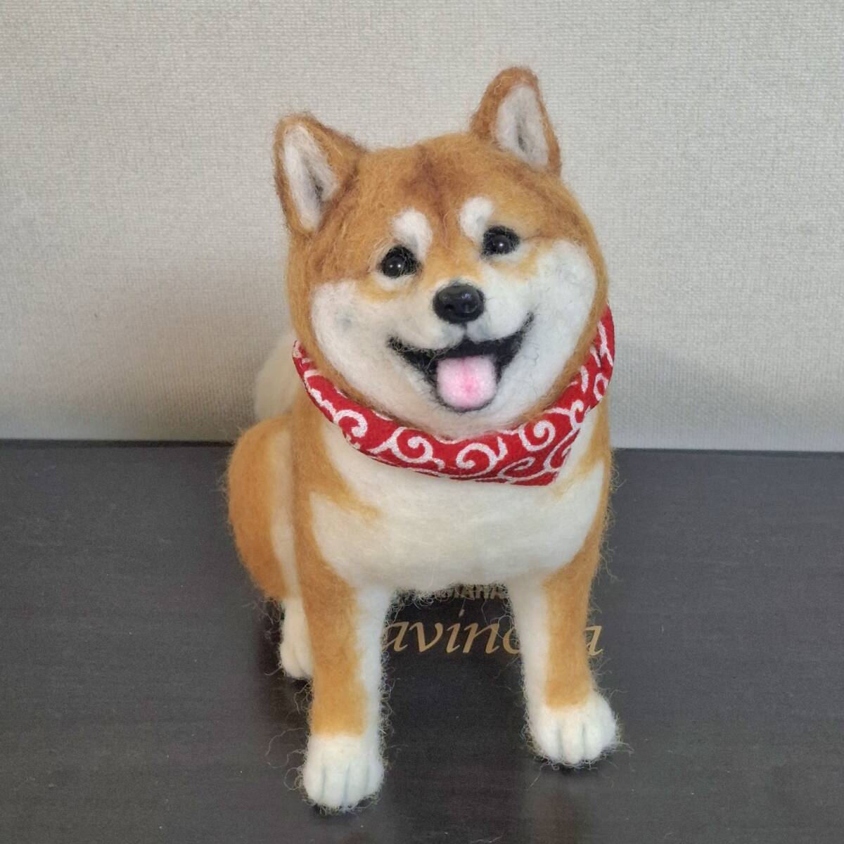羊毛フェルト 犬 柴犬 大きいサイズ 茶柴のみの出品(羊毛