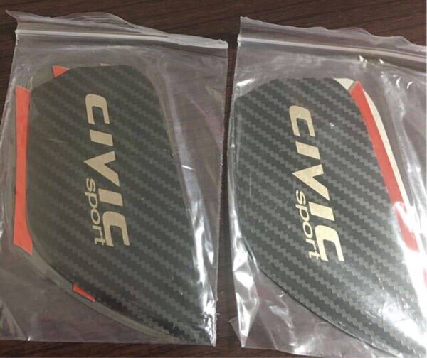 新品 ホンダシビック専用 高品質インナードアベゼル☆ 4枚セットカーボン調 格安出品 送料無料