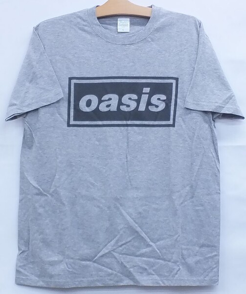 新品・送料込★オアシス★グレー半袖★ロゴ★OASIS★ギャラガー