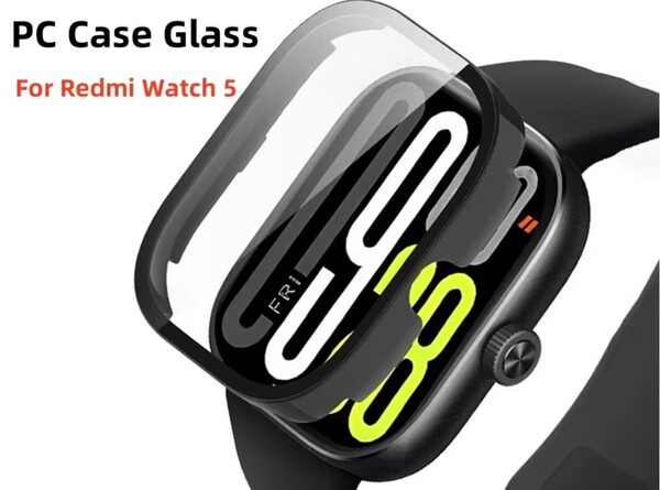 Xiaomi Redmi Watch 5 ガラス 保護 ケース 防水 カバー フィルム 液晶画面保護 PC 保護カバー case cover ハードケース カバー watch5