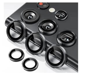 Galaxy S24 Ultra SC-52E SCG26 カメラフィルム ギャラクシー s24 ウルトラ 保護フィルム 薄型 独立型 アルミ合金 カメラカバー ブラック