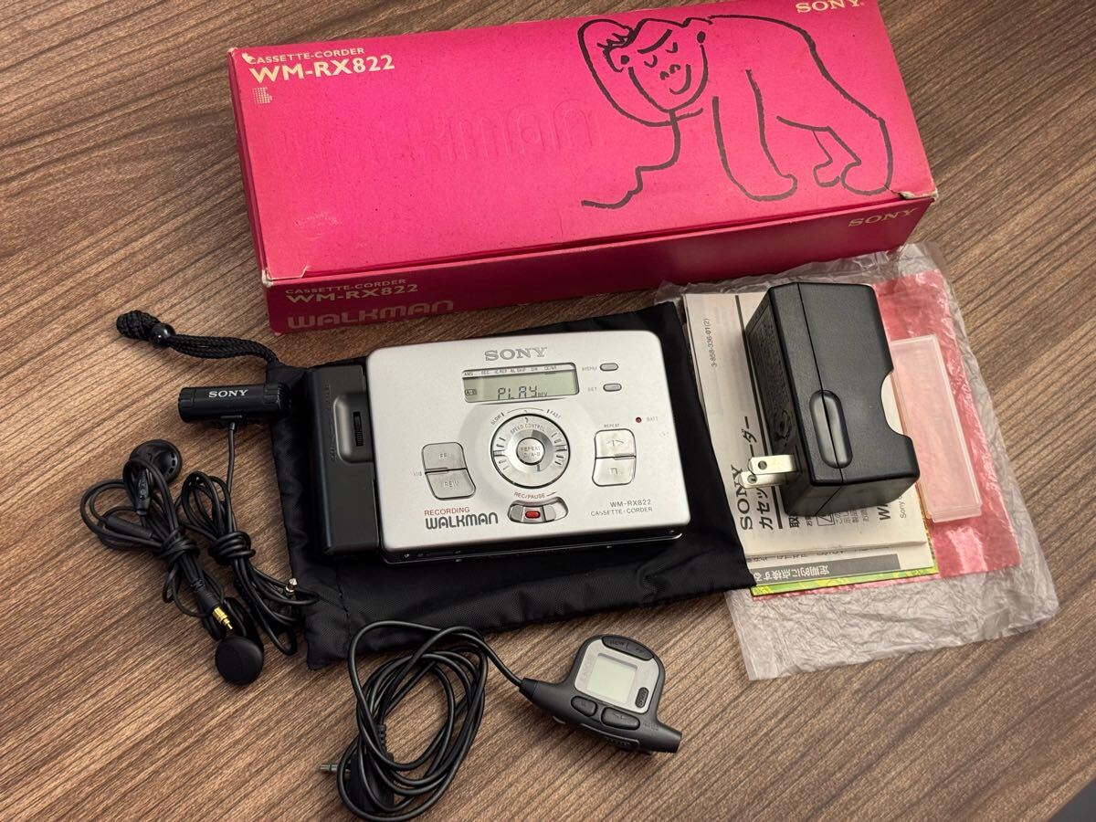 美品】SONY カセット WALKMAN WM-RX822 【ジャンク品】｜Yahoo