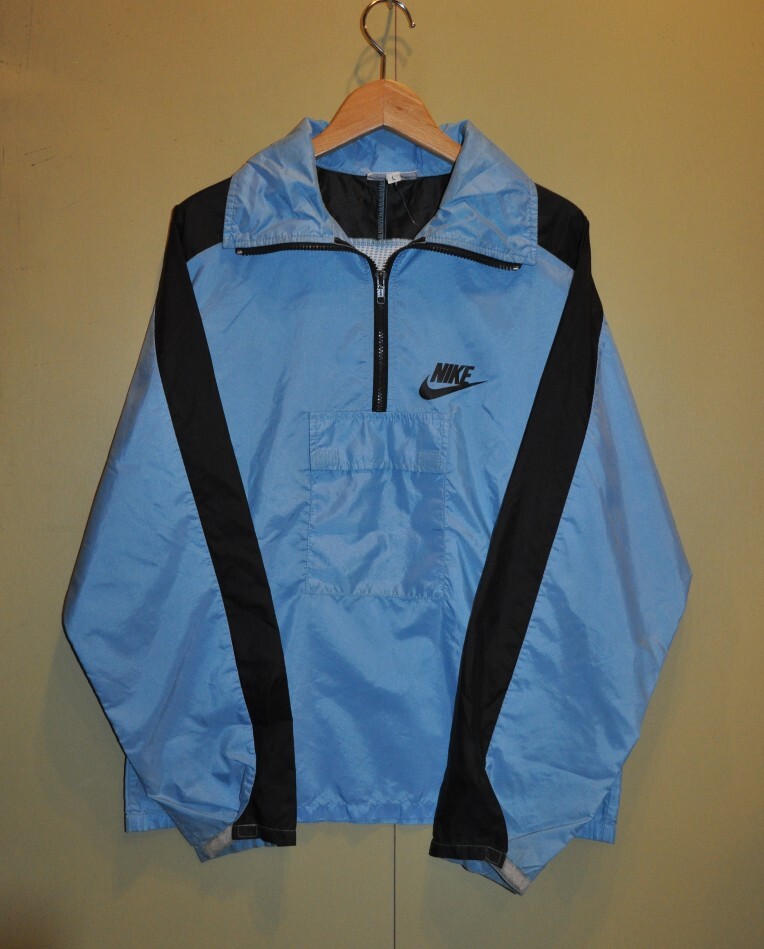 NEW ARRIVAL】 1970's Vintage NIKE Nylon Half Zip Jacket size
