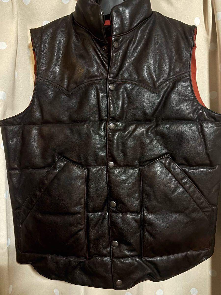 Yahoo!オークション -「rrl ベスト レザー」(男性用) (RRL)の Yahoo!オークション -「rrl ベスト レザー」(男性用) (RRL)の