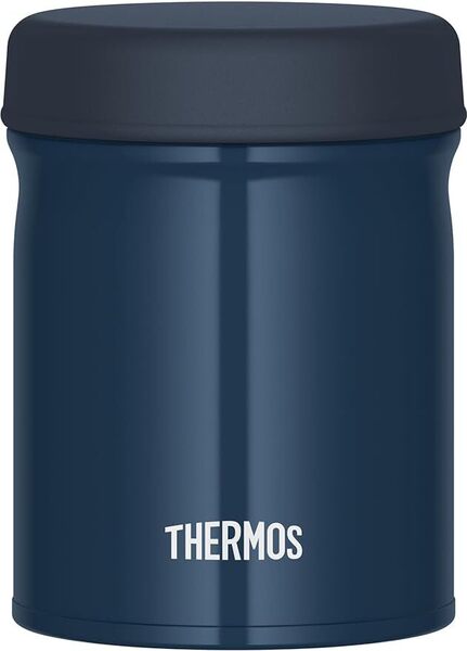thermos真空断熱スープジャー500ml ネイビーブルーJED-500 新品