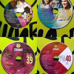 即決! ZUMBA ズンバ MEGAMIX CD 37 38 39 40 4枚セット