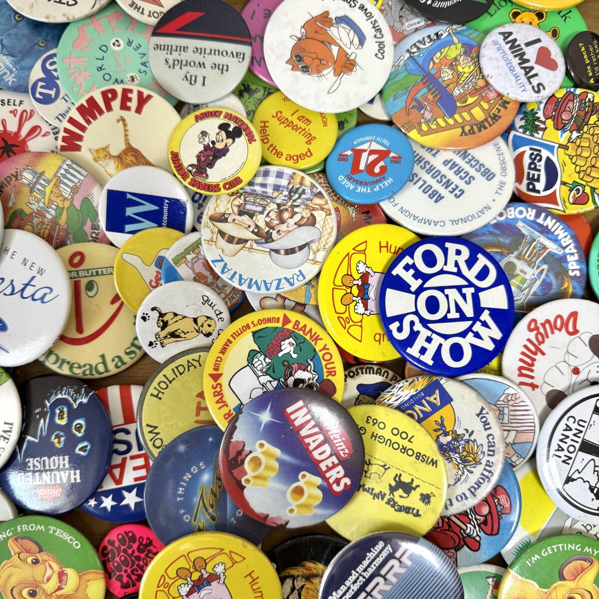 US VINTAGE 缶バッジ/100個 Yahoo!オークション -「缶バッジ ビンテージ」の落札相場・落札価格