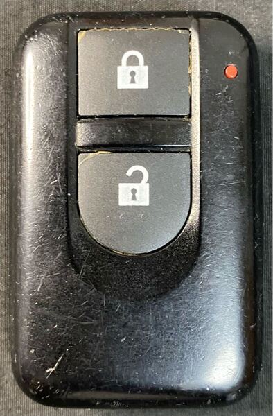 日産 セレナ スカイライン エルグランド フェアレディZ キューブ マーチ etc. キーレスキー 2ボタン BP97H-14 赤ランプ点灯 No.2 スマート