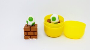 チョコエッグ New スーパーマリオブラザーズ Wii レンガブロック&タマゴ 緑 Nintendo super mario 任天堂 ヨッシー Yoshi