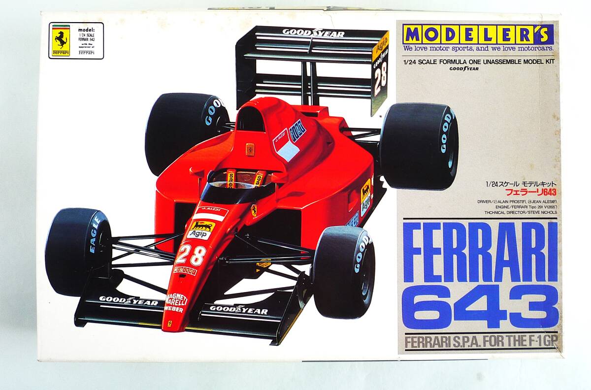 特価 MODELER'S (1/24) フェラーリ 643 FINE WORKS (〃・ー・)_旦~~ MODELER'S 1/24 フェラーリ 643 6