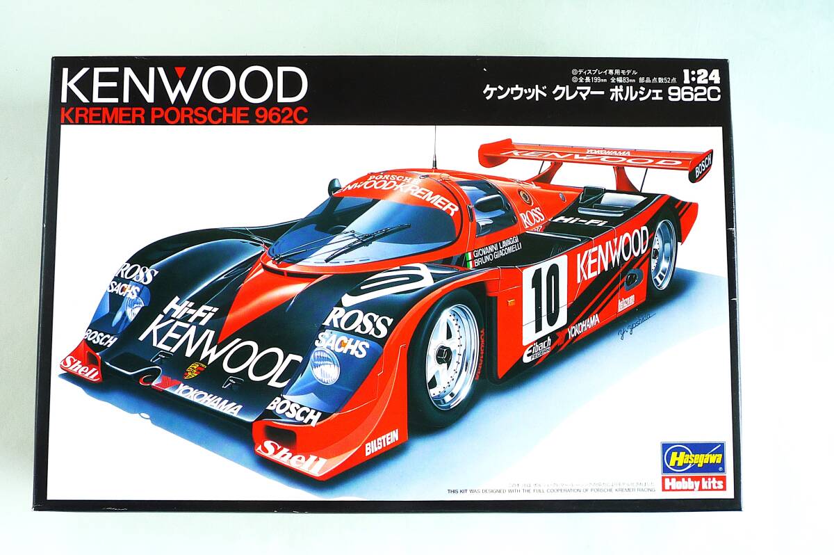送料無料 当時物 1/10 京商 ポルシェ 962C ケンウッド
