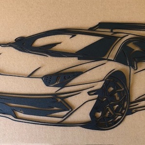 誰も持ってない? 送料無料!お部屋に・玄関・ガレージに! ランボルギーニ アヴェンタドール SVJタイプ アート金属パネル EVO