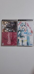 PSP starry☆sky ~in Spring~ Portable 初音ミク Project DIVA 2nd ソフト 2本セット