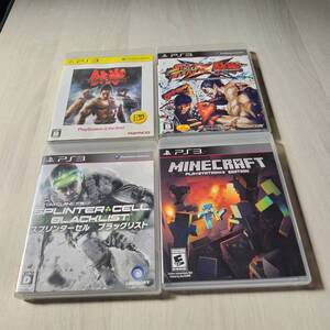 ☆PS3 Minecraft PlayStation 3 Edition (輸入版:北米) STREET FIGHTER X 鉄拳 鉄拳6 PlayStation 3 the Best 等4本!☆