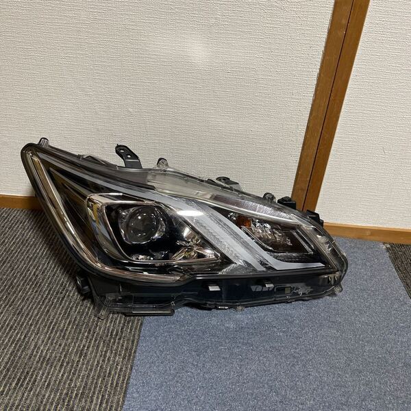 クラウン 210系 GRS210 後期 刻印B 30-443 ヘッドライト 右 送料込み 即決 1箇所割れ 点灯済み