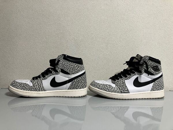 Nike AirJordan1 High White Cement Safari