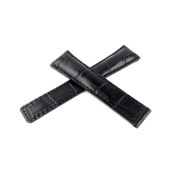 20mm イタリアンカーフ レザー 革ベルト ブラック 黒 バックル幅16mm 【対応】 タグホイヤー モンツァ等 TAG HEUER