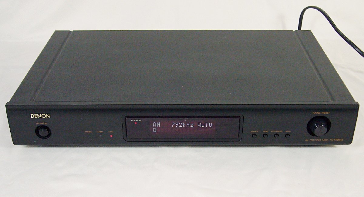 Yahoo!オークション -「denon tu 1500」の落札相場・落札価格 Yahoo!オークション -「denon tu 1500」の落札相場・落札価格
